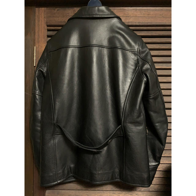 COOTIE(クーティー)のGLAD HAND 50'S CAR COAT カーコート 黒 S メンズのジャケット/アウター(レザージャケット)の商品写真