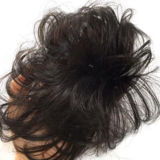 新品！頭頂部付け毛ヘア医療用にも自然色★洗える男女兼用耐熱(その他)