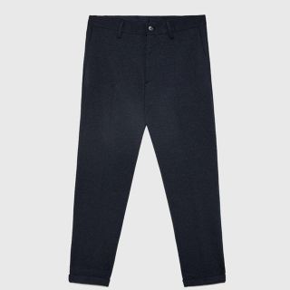 ザラ(ZARA)のZARA コンフォートニットスーツパンツ　メンズ(セットアップ)