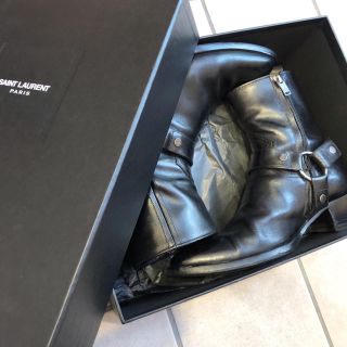 サンローラン(Saint Laurent)の【確実正規品】極美品 40½ サンローラン リングブーツ 16aw ハーネス(ブーツ)