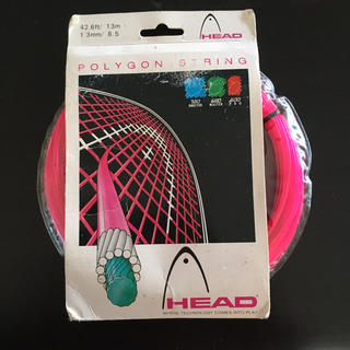 ヘッド(HEAD)のヘッド　ストリング  ガット　ピンク　テニスラケット用(ラケット)