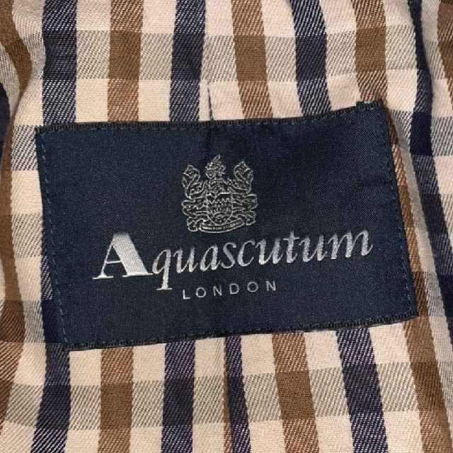 AQUA SCUTUM(アクアスキュータム)のAquascutumアクアスキュータム ステンカラーコート ロングコート メンズ メンズのジャケット/アウター(ステンカラーコート)の商品写真