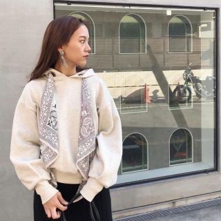 アメリヴィンテージ(Ameri VINTAGE)のAmeri vintage scarf egg hoodie(パーカー)