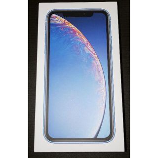 アイフォーン(iPhone)のiPhone XR ブルー 128GB docomo 新品同様(スマートフォン本体)