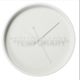 イケア(IKEA)のイケア マルケラッド 時計 Virgil Abloh ヴァージルアブロー 新品(掛時計/柱時計)
