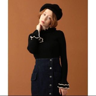 デイシー(deicy)の❤️DEICY フリルネックリブニット　完売品❤️(ニット/セーター)