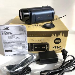 ビクター(Victor)の【4K】JVCケンウッド GZ-RY980-A Everio R【おまけ付き】(ビデオカメラ)