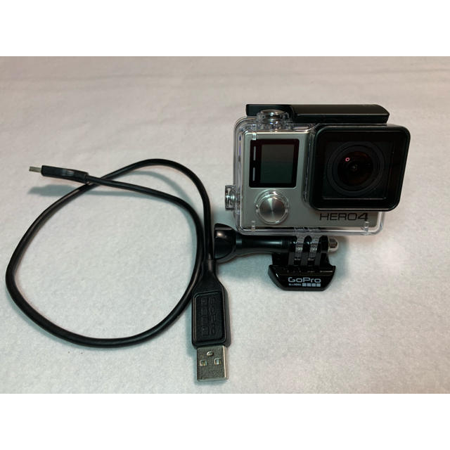 GoPro(ゴープロ)の【ジャンク品】GoPro Hero4シルバーエディション スマホ/家電/カメラのカメラ(ビデオカメラ)の商品写真