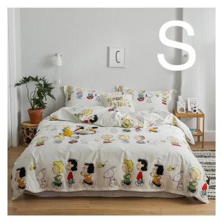 スヌーピー(SNOOPY)の再販　スヌーピー  布団カバー　シングル　新品(シーツ/カバー)