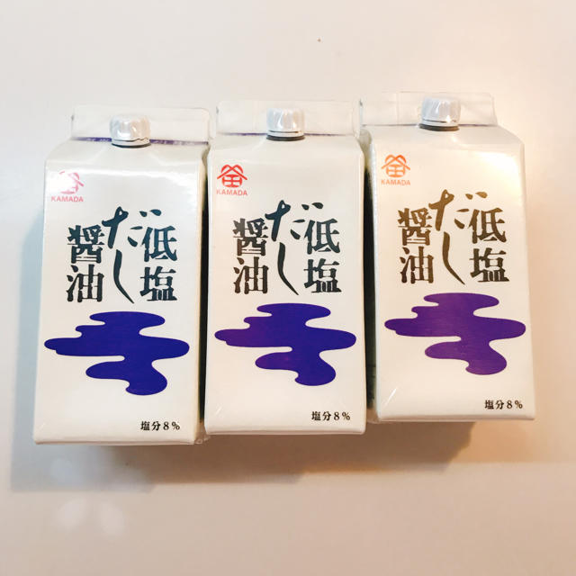 鎌田の減塩だし醤油 3個セット 食品/飲料/酒の食品(調味料)の商品写真