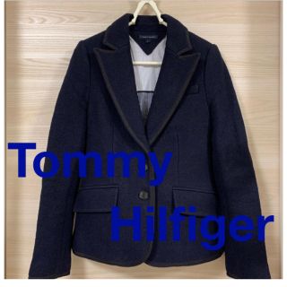 トミーヒルフィガー(TOMMY HILFIGER)のトミーヒルフィガー　ウールジャケット　サイズ6(テーラードジャケット)