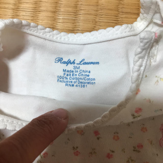 Ralph Lauren(ラルフローレン)のラルフローレン　ロンパース　60サイズ キッズ/ベビー/マタニティのベビー服(~85cm)(ロンパース)の商品写真