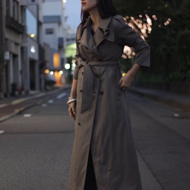 人気の DEUXIEME ロングトレンチコート fumika_uchida *tamakoさま