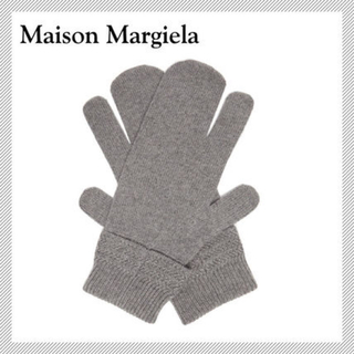 マルタンマルジェラ(Maison Martin Margiela)の【新品未使用】メゾンマルジェラ ウールブレンドミトン　M(手袋)