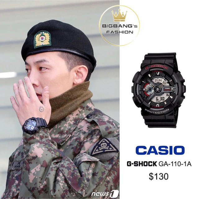 PEACEMINUSONE(ピースマイナスワン)のG-SHOCK GA-110-1AJF G-DRAGON着用 メンズの時計(腕時計(デジタル))の商品写真