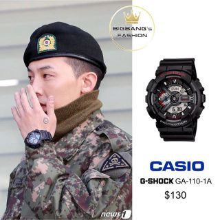 ピースマイナスワン(PEACEMINUSONE)のG-SHOCK GA-110-1AJF G-DRAGON着用(腕時計(デジタル))