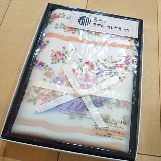 ニシカワ(西川)の新品未使用 西川 フェイスタオル 花柄 (タオル/バス用品)