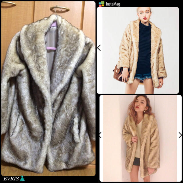 EVRIS(エヴリス)の新品♡ 今季 エヴリス ファーコート レディースのジャケット/アウター(毛皮/ファーコート)の商品写真