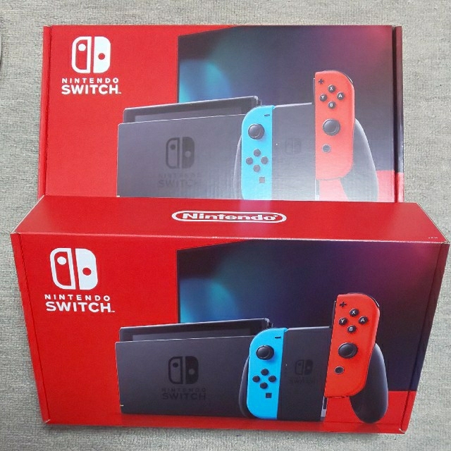 開梱 設置?無料 】 Nintendo Switch - 【2個セット】 新型 Nintendo