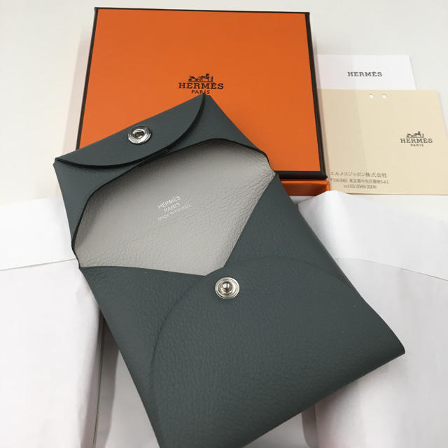 エルメス バスティア ヴェルソ コインケース ヴェールアマンド