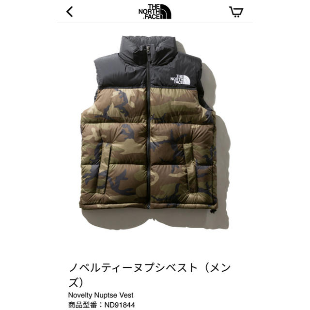 メンズ大幅値下げ　ノベルティーヌプシベスト　thenorthface