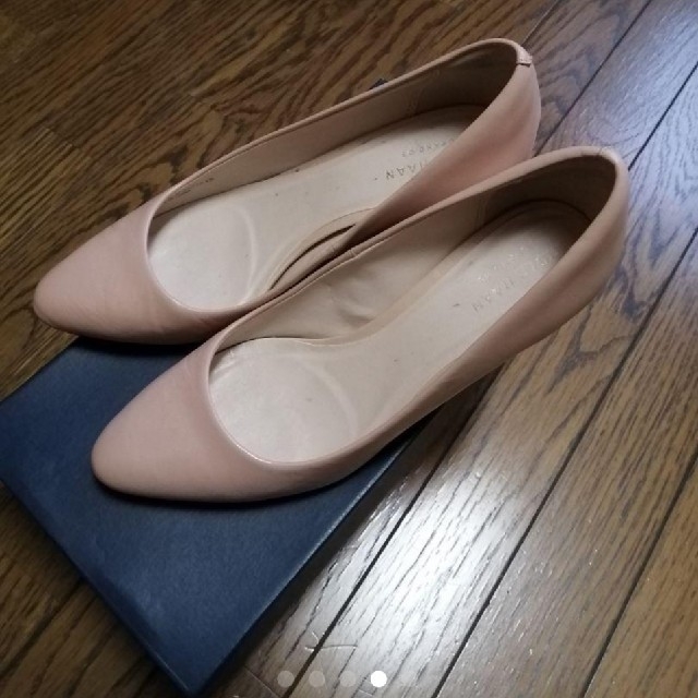 Cole Haan(コールハーン)のCole Haan　パンプス　黒　ピンク　23cm レディースの靴/シューズ(ハイヒール/パンプス)の商品写真