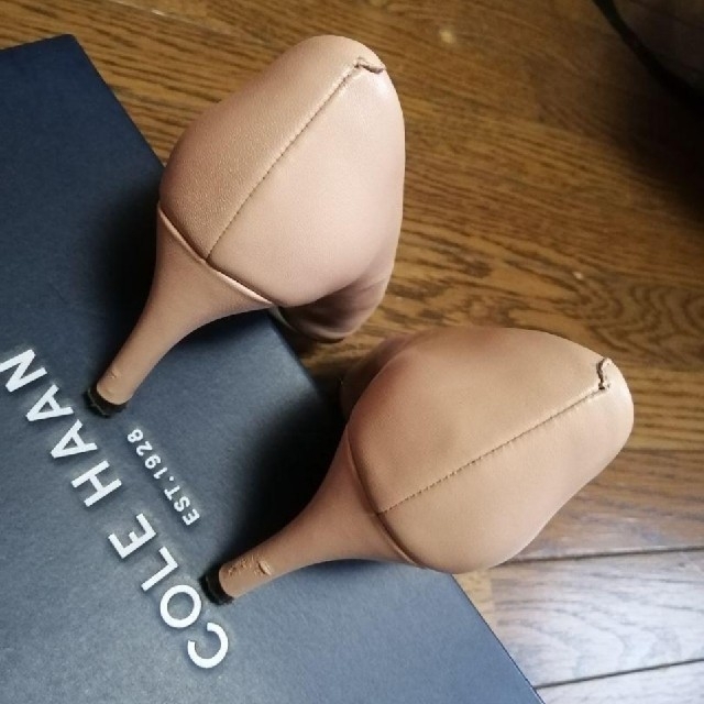 Cole Haan　パンプス　黒　ピンク　23cm