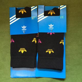 アディダス(adidas)のadidas メンズソックス 同柄2足セット(ソックス)