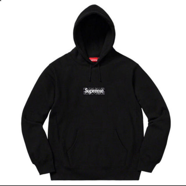 パーカーM supreme bandana box logo hooded