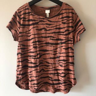 エイチアンドエム(H&M)のH&M ゼブラ柄半袖Tシャツ(Tシャツ(半袖/袖なし))