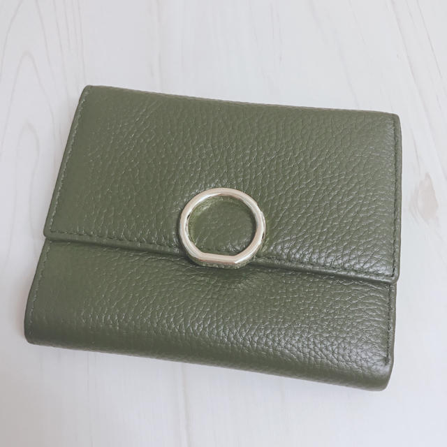 二つ折り財布 レディース 本革 財布 カード リング ninon レディースのファッション小物(財布)の商品写真