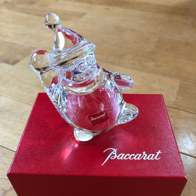 Baccarat(バカラ)のBaccarat バカラ　スノーマン インテリア/住まい/日用品のインテリア小物(置物)の商品写真