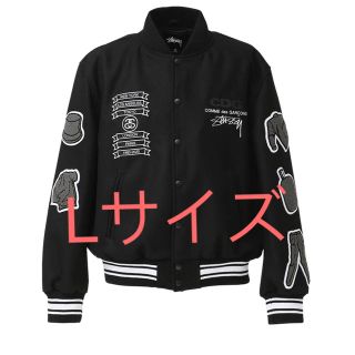 コムデギャルソン(COMME des GARCONS)のCDG STUSSY VARSITY JACKET L(スタジャン)