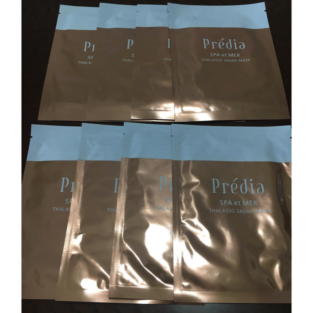 Predia(プレディア)のプレディア  サウナマスク 8枚セット コスメ/美容のスキンケア/基礎化粧品(パック/フェイスマスク)の商品写真