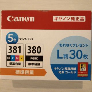 キヤノン(Canon)のCanon BCI-381+380/5MP(PC周辺機器)