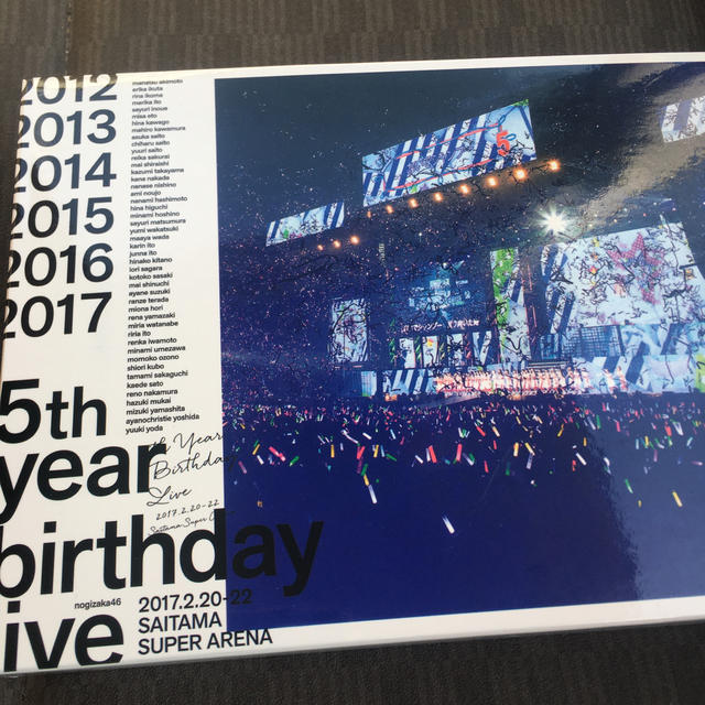 初回 乃木坂46 5th year birthday live Blu-ray