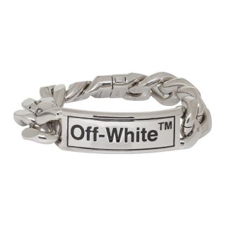 オフホワイト(OFF-WHITE)のoff-white シルバーブレスレット(ブレスレット/バングル)