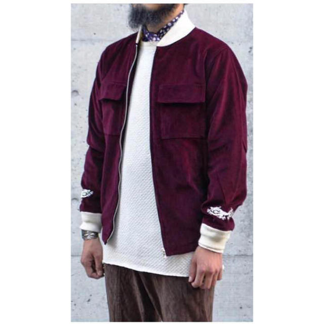 16aw needles velveteen dragon EMB jkt