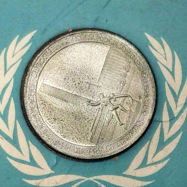 国際連合創立25周年記念メダル エンタメ/ホビーのコレクション(その他)の商品写真
