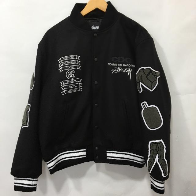 STUSSY - Stüssy × CDGコラボVarsity Jacket M ギャルソン の通販 by かまぼこ's shop