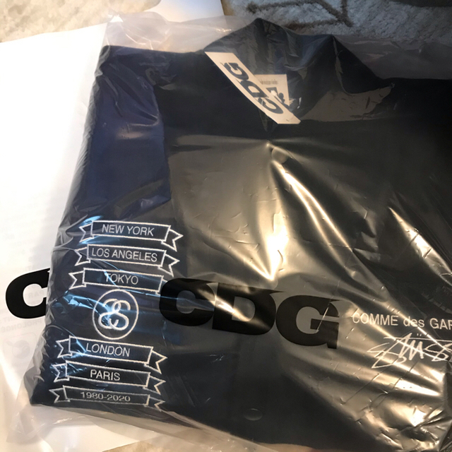 COMME des GARCONS(コムデギャルソン)のCDG × STUSSY VARSITY JACKET L コムデギャルソン メンズのジャケット/アウター(スタジャン)の商品写真