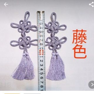 ペコちゃん様専用！二個セット！エンジ色！ハンドメイド☆菊結び☆道中着訪問着帯飾り(和装小物)