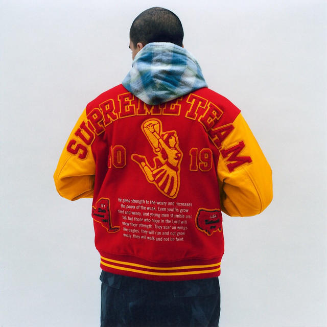 supreme team jacket