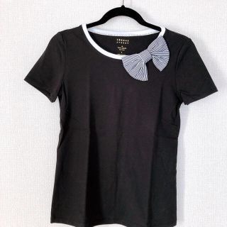 ケイトスペードニューヨーク(kate spade new york)の【kate spade】レディース リボン付き半袖Tシャツ(Tシャツ(半袖/袖なし))