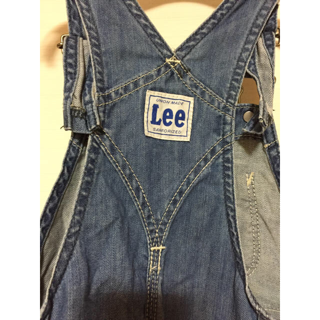 Lee(リー)のLeeデニムサロペットオーバーオール キッズ/ベビー/マタニティのキッズ服女の子用(90cm~)(その他)の商品写真