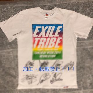 サンダイメジェイソウルブラザーズ(三代目 J Soul Brothers)の【レア】三代目J Soul Brothers 直筆サイン入りTシャツ(ミュージシャン)