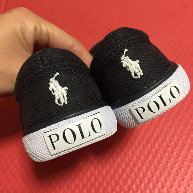 POLO RALPH LAUREN(ポロラルフローレン)のPOLO RALPH LAUREN スリッポン 12cm キッズ/ベビー/マタニティのベビー靴/シューズ(~14cm)(スニーカー)の商品写真