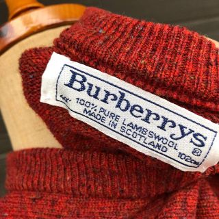 バーバリー(BURBERRY)の希少！バーバリーズ ニット オールド ヴィンテージ  スコットランド製(ニット/セーター)