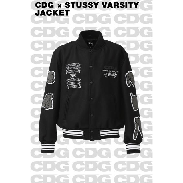 STUSSY - stussy CDG Varsity Jacket Sサイズ スタジャン