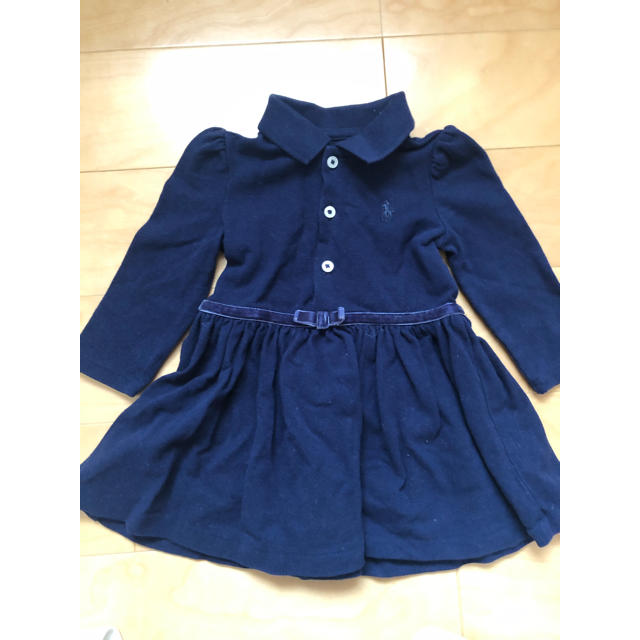 POLO RALPH LAUREN(ポロラルフローレン)のベビー服　ラルフローレンワンピース　サイズ6M キッズ/ベビー/マタニティのベビー服(~85cm)(ワンピース)の商品写真